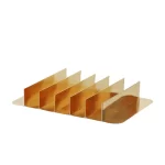 7 Bölmeli Metal Kutu Seperatörü - Gold | 26,5x17,5x4,5 cm