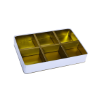 6’lı Bölme Aparatı Seti - Gold | 26,5x17,5x4,5 cm - Görsel 2