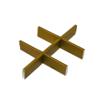 6’lı Bölme Aparatı Seti - Gold | 26,5x17,5x4,5 cm - Görsel 3
