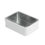 Kristal Kapaklı Teneke Kutu 75x100x45mm - Görsel 4