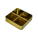4'li Bölme Aparatı Seti - Gold | 19,2x19,2x4,5 cm - Görsel 4